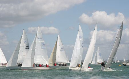 Close racing in the sportboat fleet